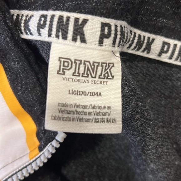 PINK Eighty Six 3/4 Zip Sweatshirt Size L - Picture 4 of 6